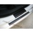Накладки на пороги (8шт/комп, carbon) Skoda Octavia A7 (2013- ) бренд – Alu-Frost (Польша) дополнительное фото – 5